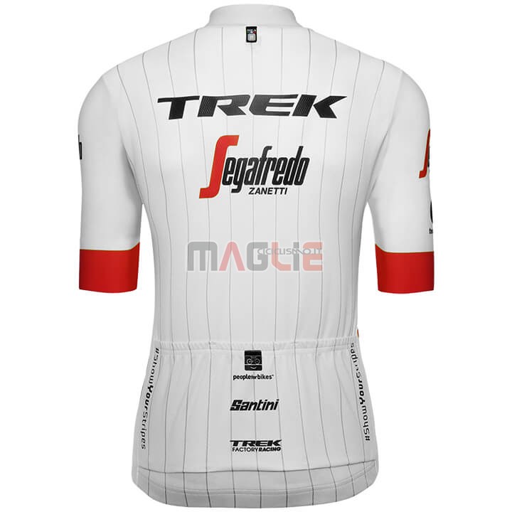 Maglia Trek Segafredo ML 2018 Tour de France Bianco Rosso